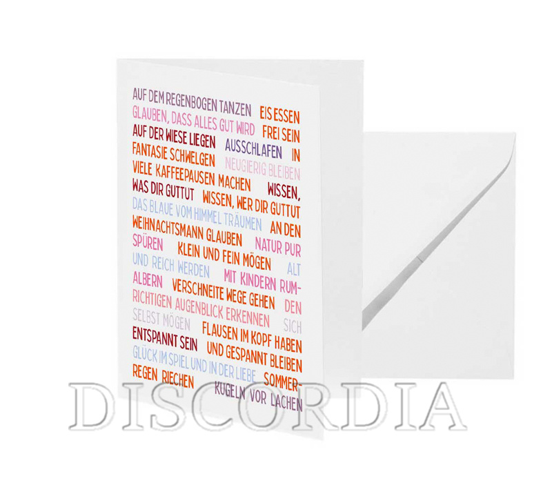 Doppelkarte / Tiny Card FZLN026