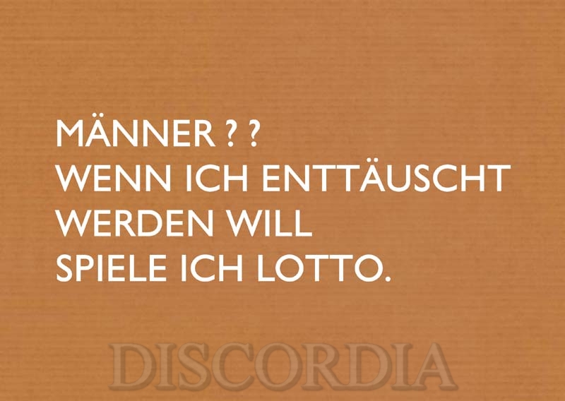 Maenner-wenn-ich-enttaeuscht_prot Postkarte FD1108