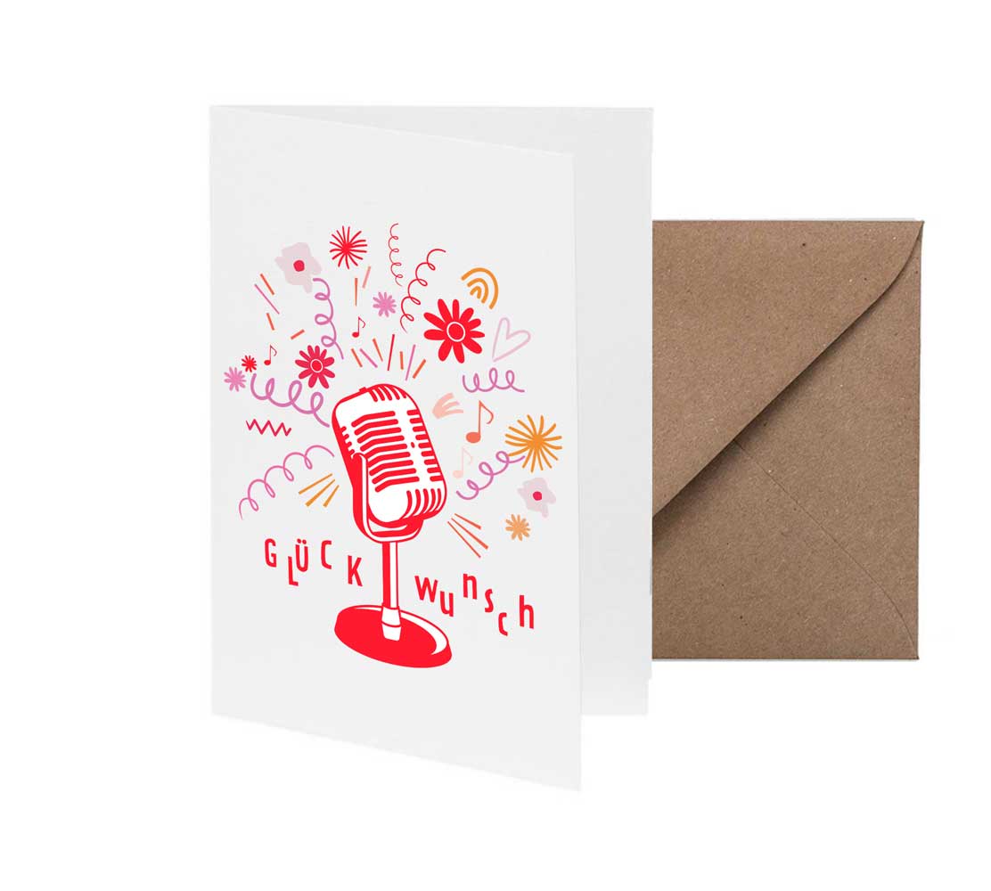 Doppelkarte / Tiny Card FZLN024
