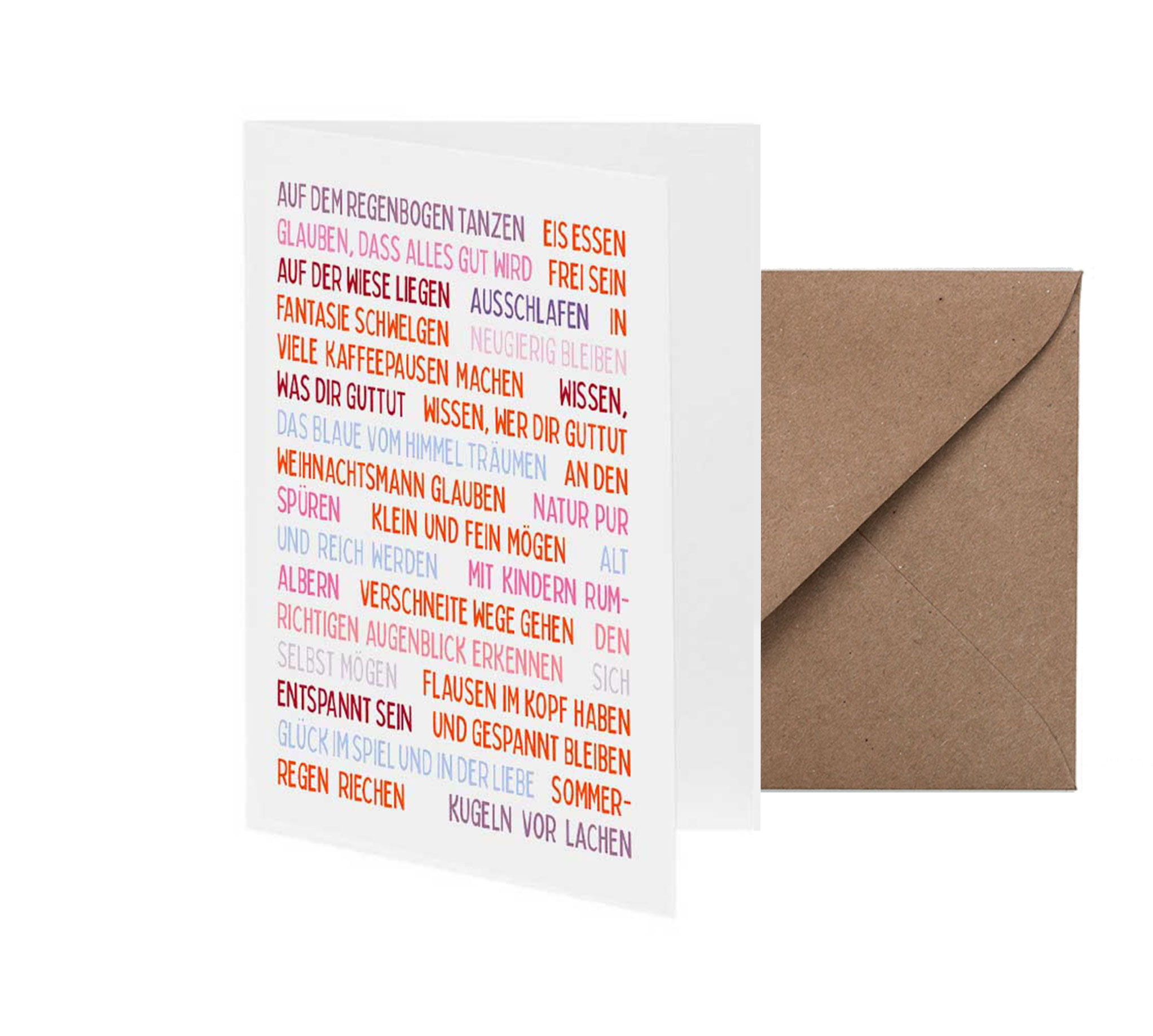 Doppelkarte / Tiny Card FZLN026